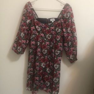 J.crew  made with Liberty floral dress . Cold shoulder size 2